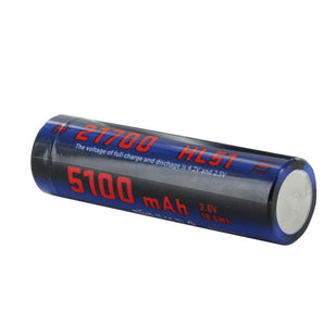 Batterie Niteye HL51 21700 5100mAh 3.6V High Drain - button top